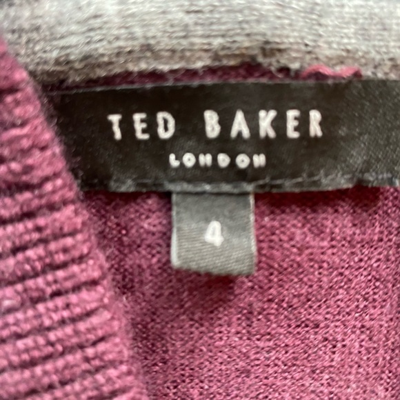 Ted Baker London 4 cashmere wool sweater small medium Luxe cashmere jumper - Picture 2 of 3